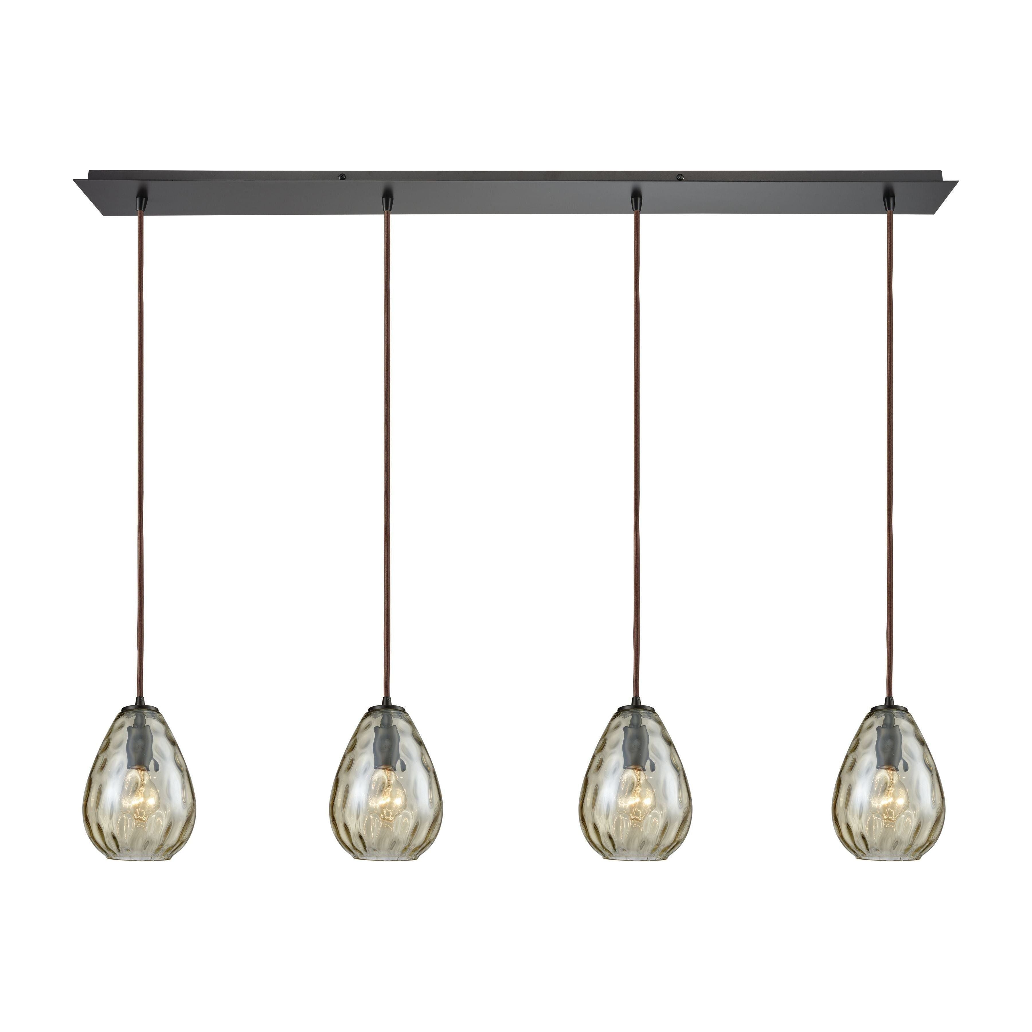 Lagoon 46" Wide 4-Light Pendant