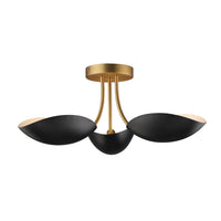 Maris 3-Light Semi Flush
