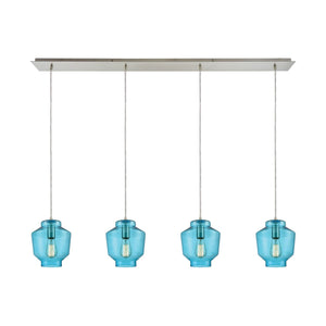 Barrel 46" Wide 4-Light Mini Pendant