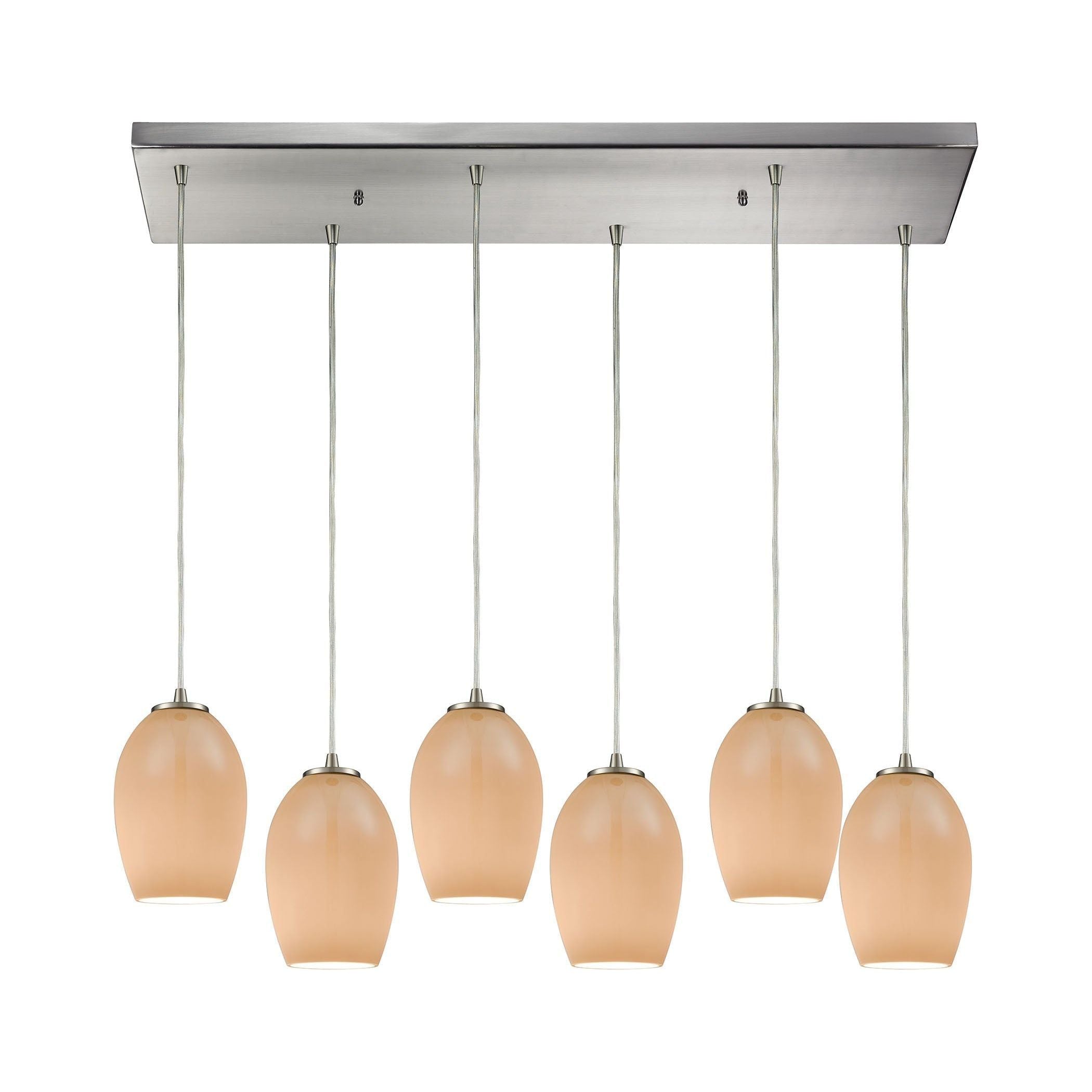 Villiska 6-Light Rectangular Pendant