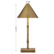 Mae 1-Light Portable Rechargeable LED Table Lamp