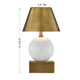 Silas 1-Light Portable Rechargeable LED Table Lamp