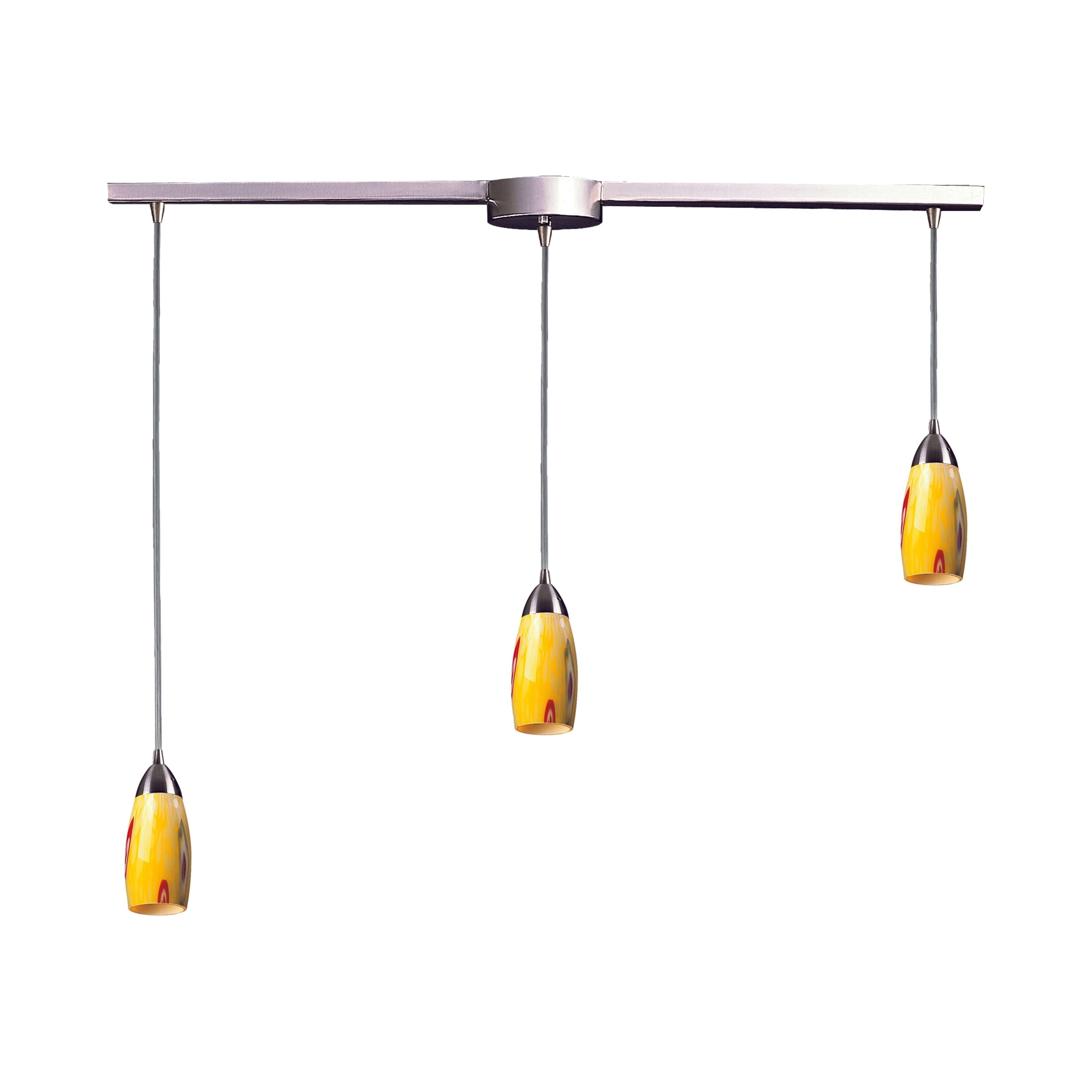 Milan 36" Wide 3-Light Pendant