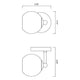 Neoma 1-Light Wall Sconce