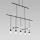 Suspenders 36" 2-Tier Linear with Etched Chiclet Luminaire Combo