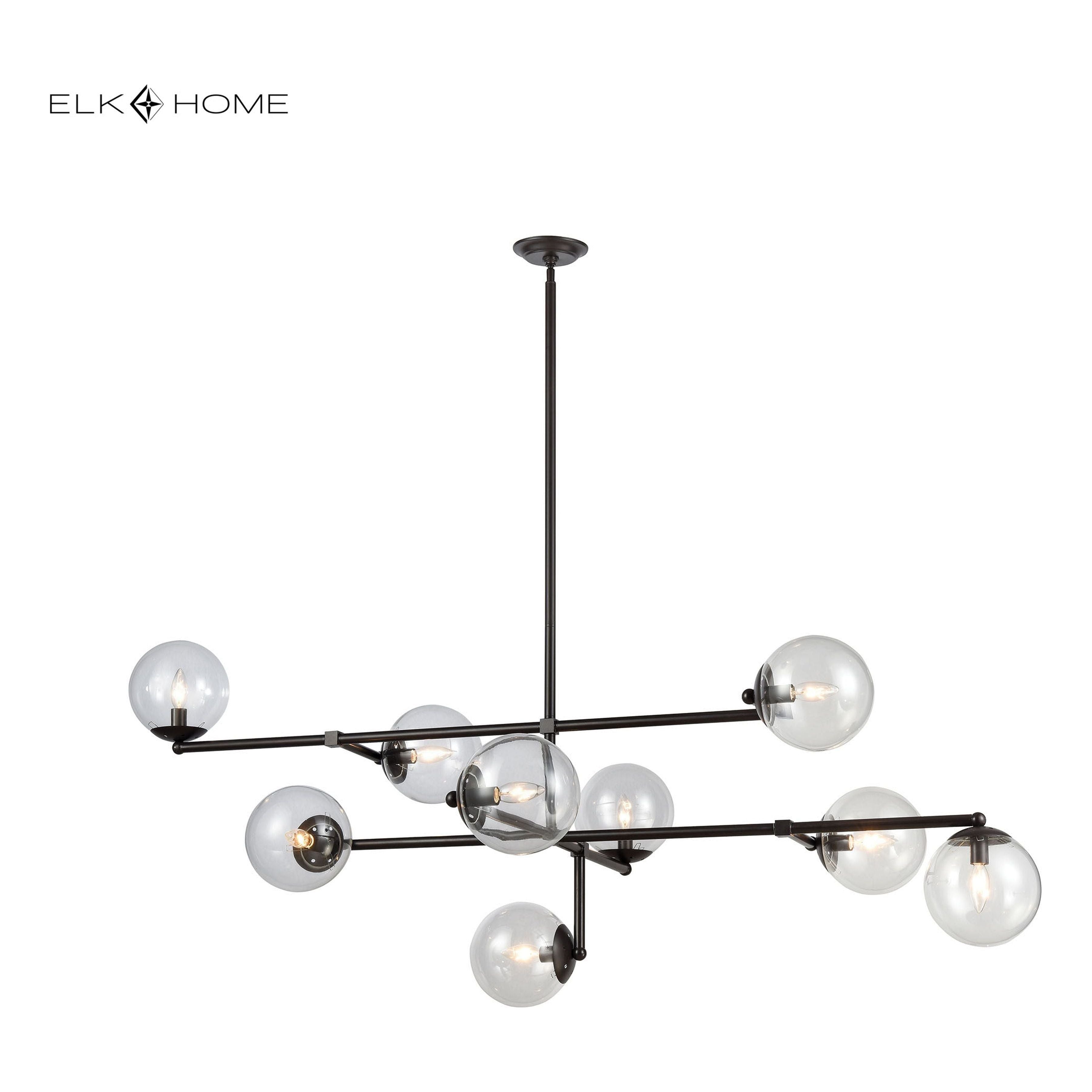 Communique 64" Wide 9-Light Linear Chandelier