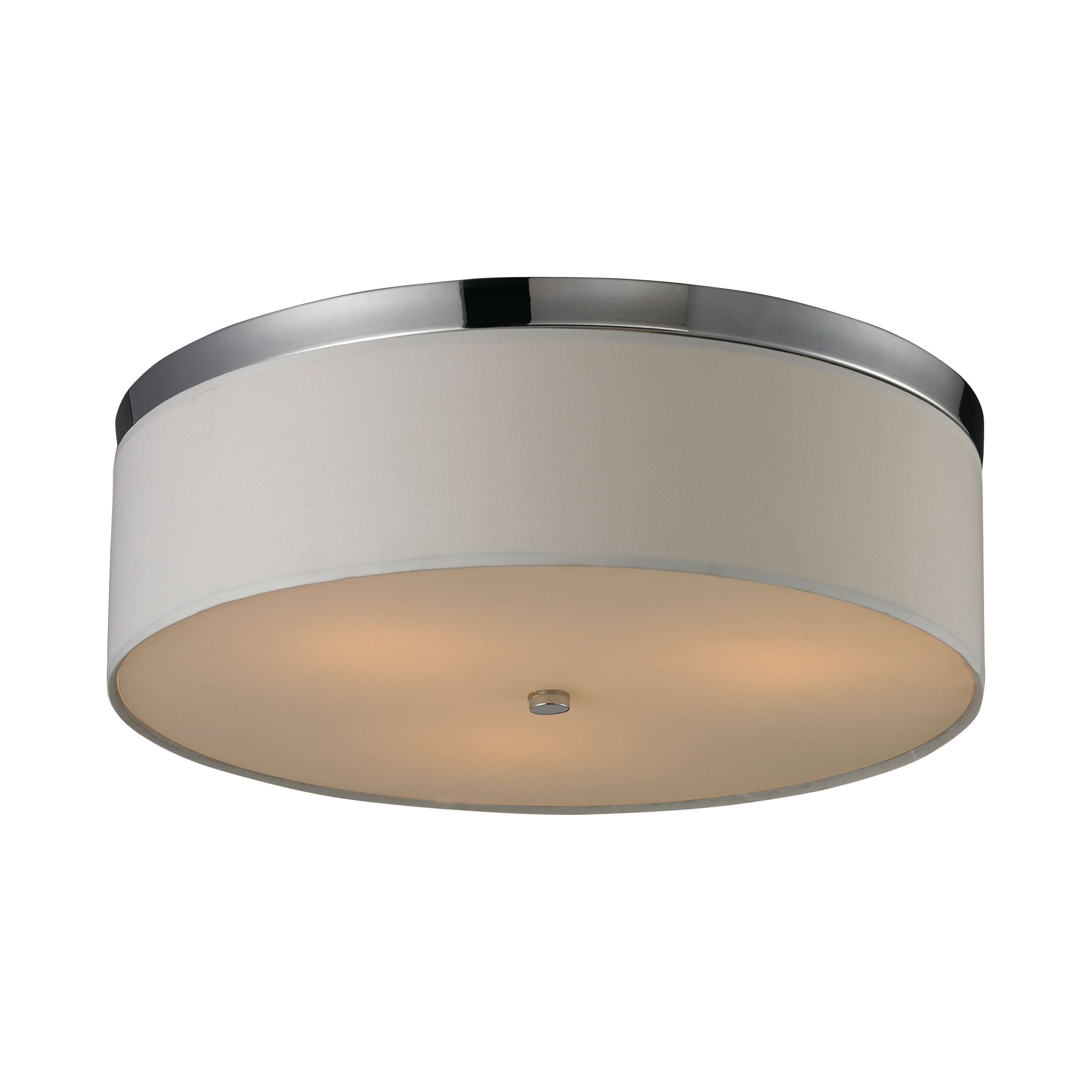 Flushmounts 17" Wide 3-Light Flush Mount