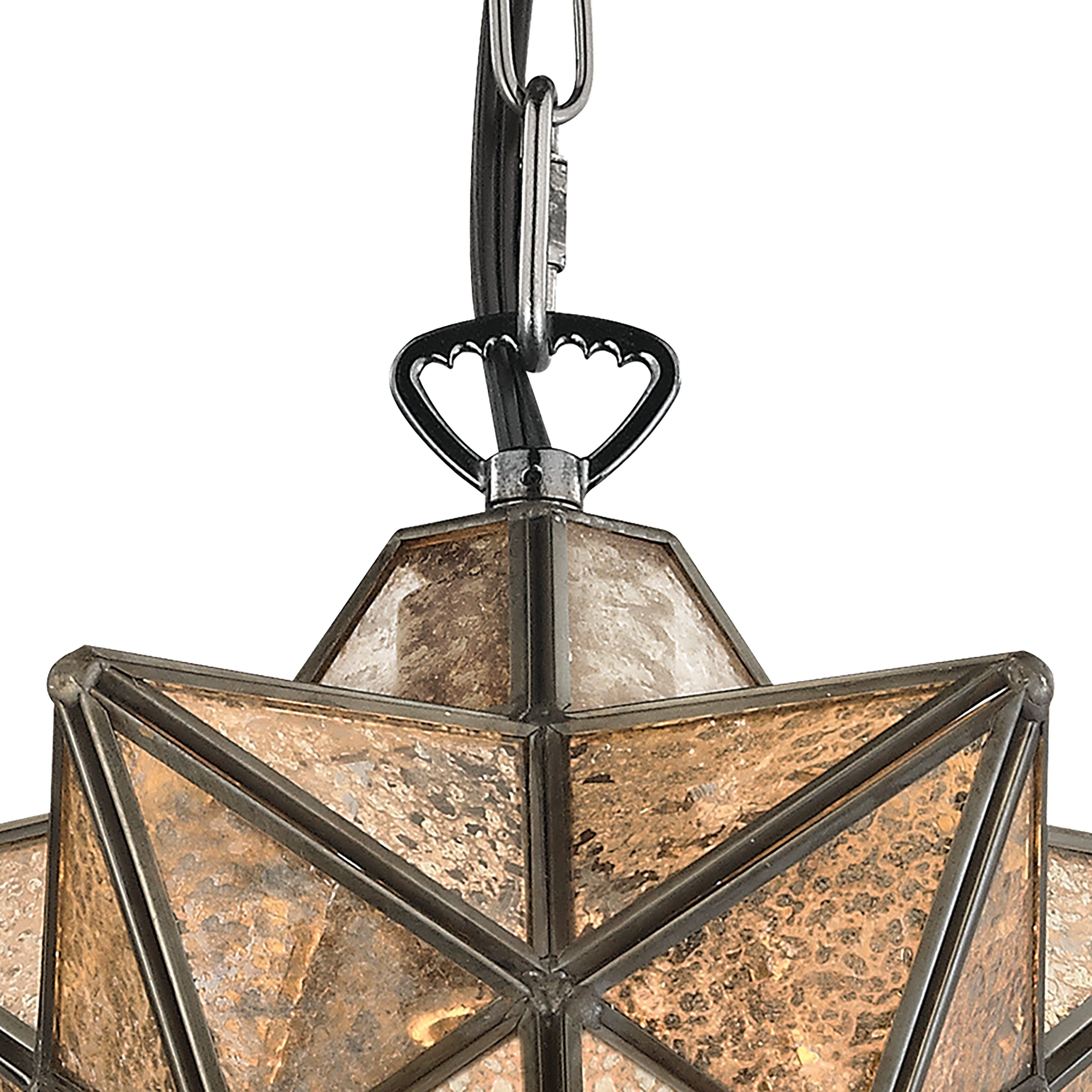 Moravian Star 9" Wide 1-Light Mini Pendant