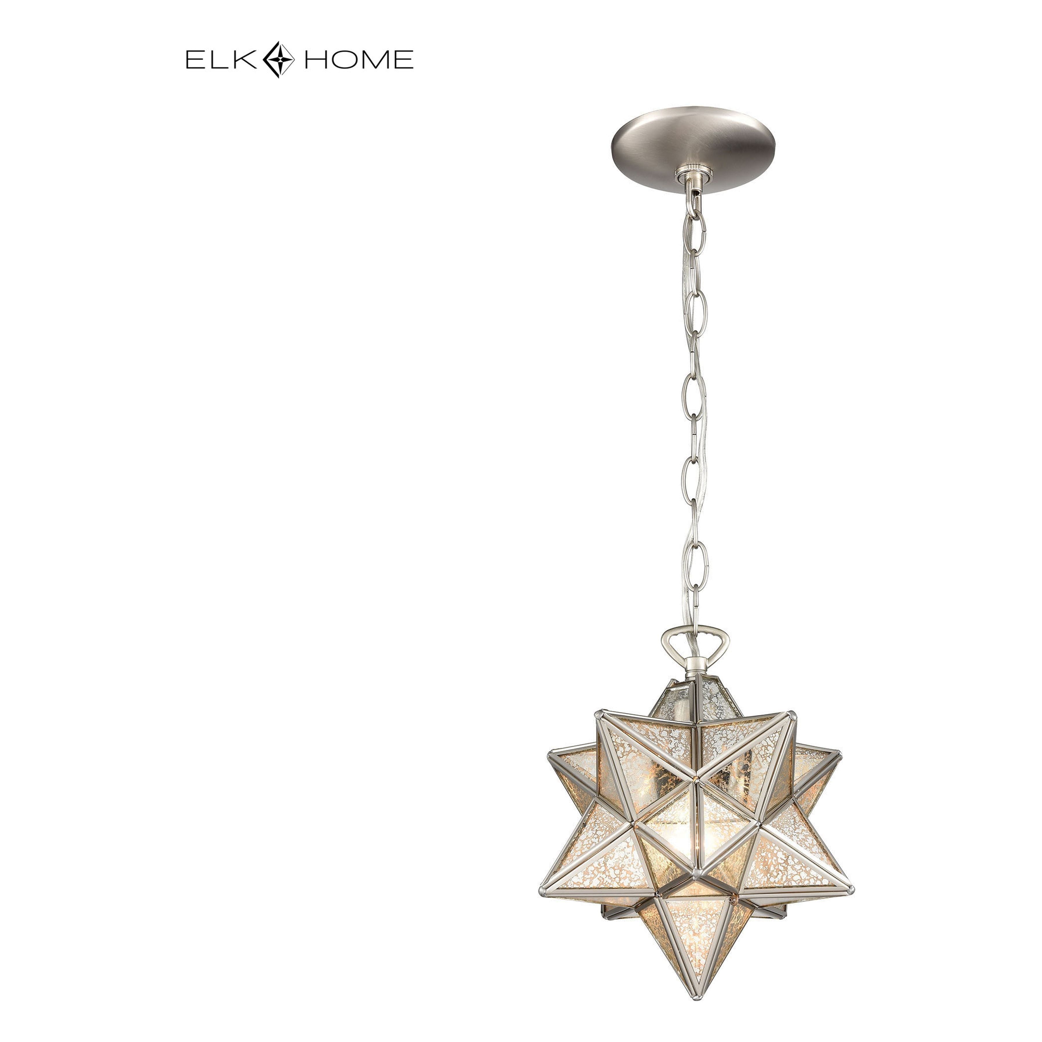 Moravian Star 9" Wide 1-Light Mini Pendant