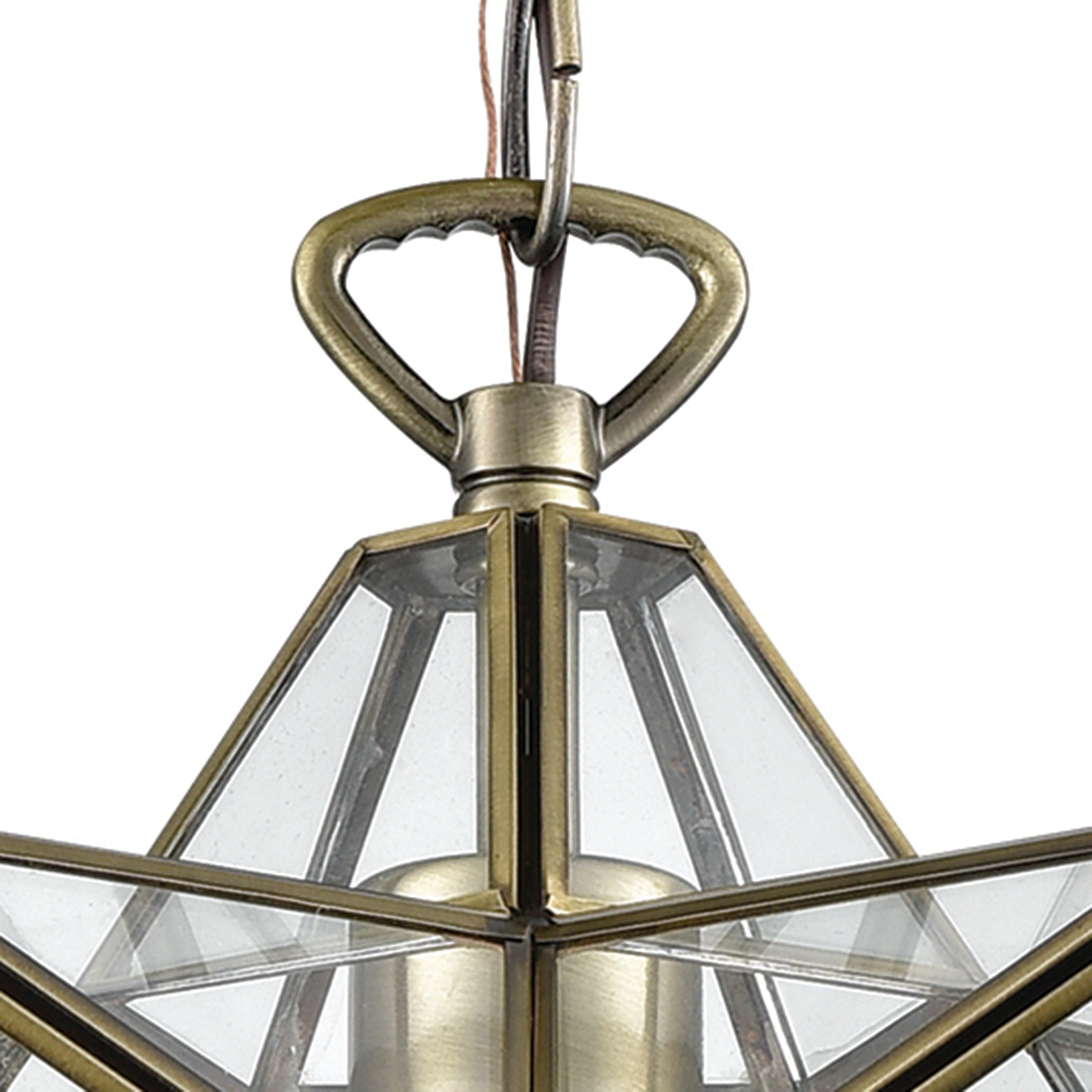 Moravian Star 12" Wide 1-Light Mini Pendant