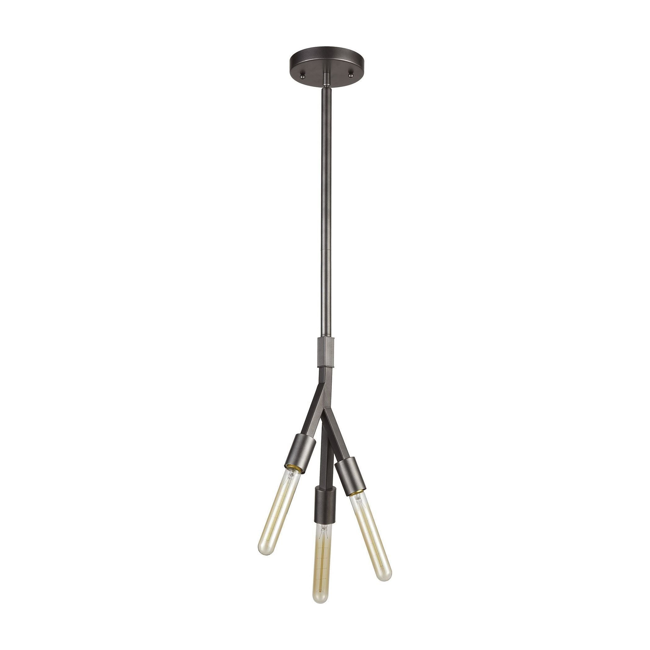 Freeform 6" Wide 3-Light Mini Pendant