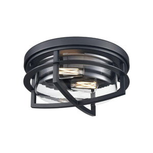 DVI - Five Points 2 Light Outdoor Flush Mount - Lights Canada