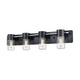 DVI - Tuxedo 4 Light Vanity - Lights Canada