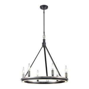 DVI - Aletheia Hybrid CCT 6 Light Chandelier - Lights Canada