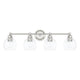 Mid Century 4-Light Vanity
