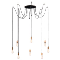 Early Electric 8-Light Pendant