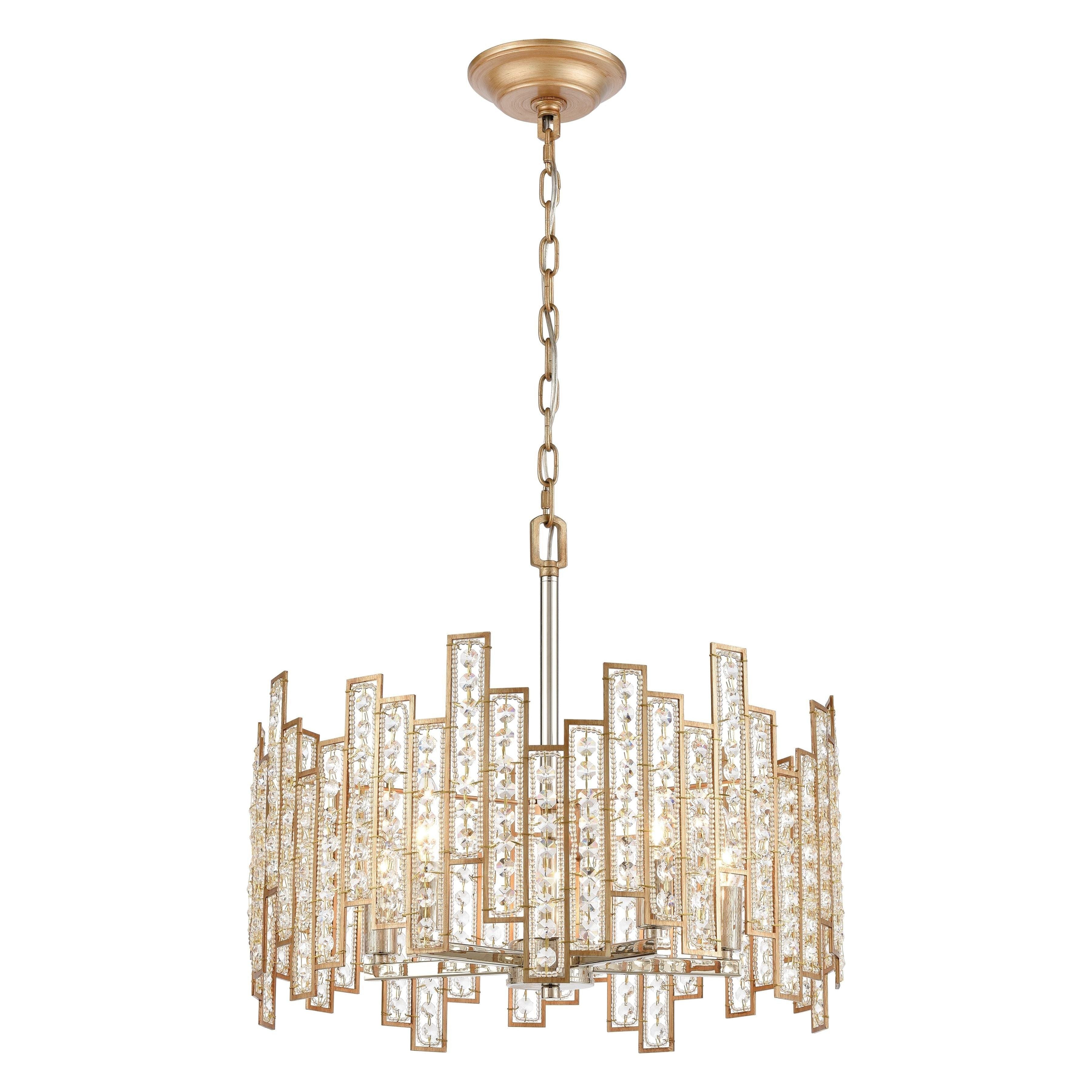 Equilibrium 19" Wide 5-Light Chandelier