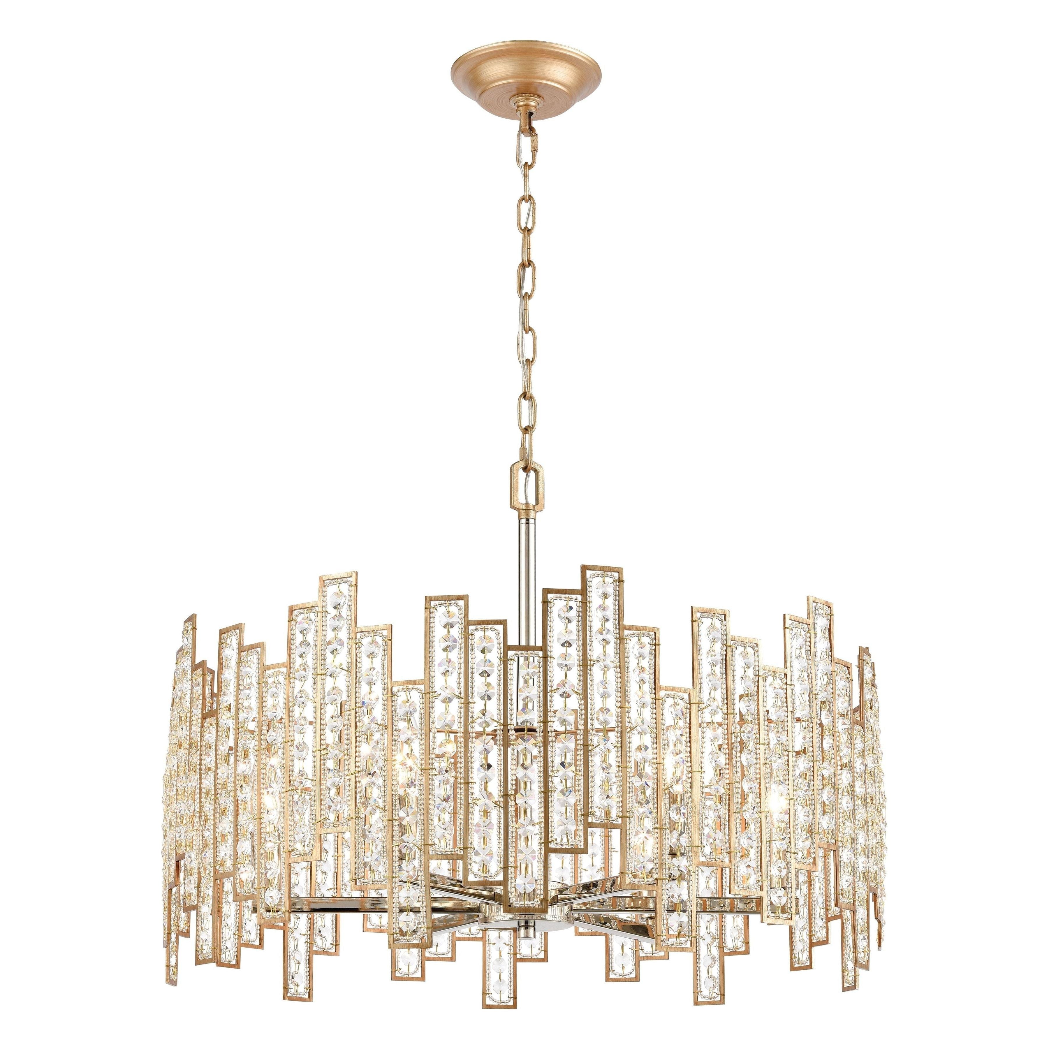 Equilibrium 24" Wide 6-Light Chandelier