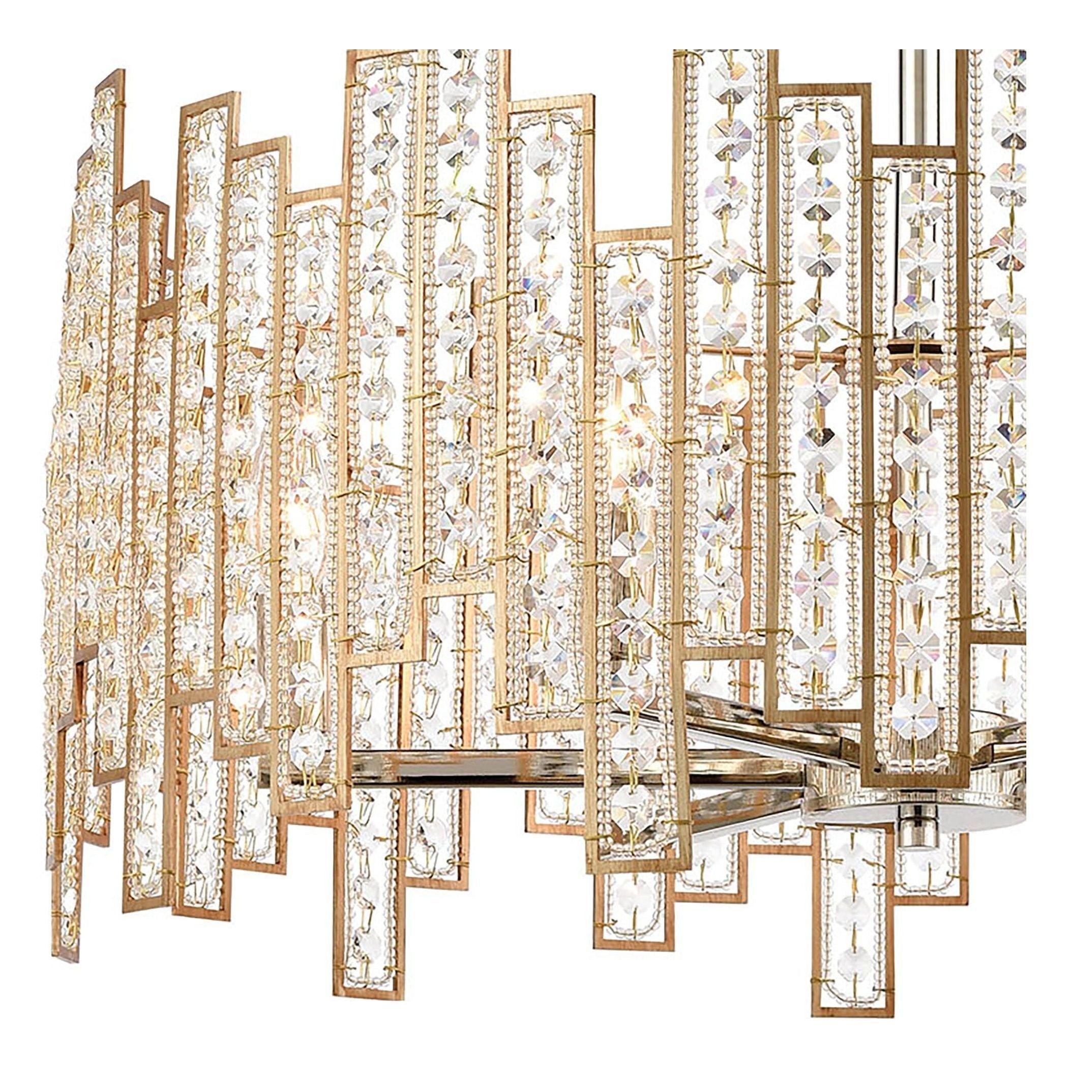 Equilibrium 24" Wide 6-Light Chandelier