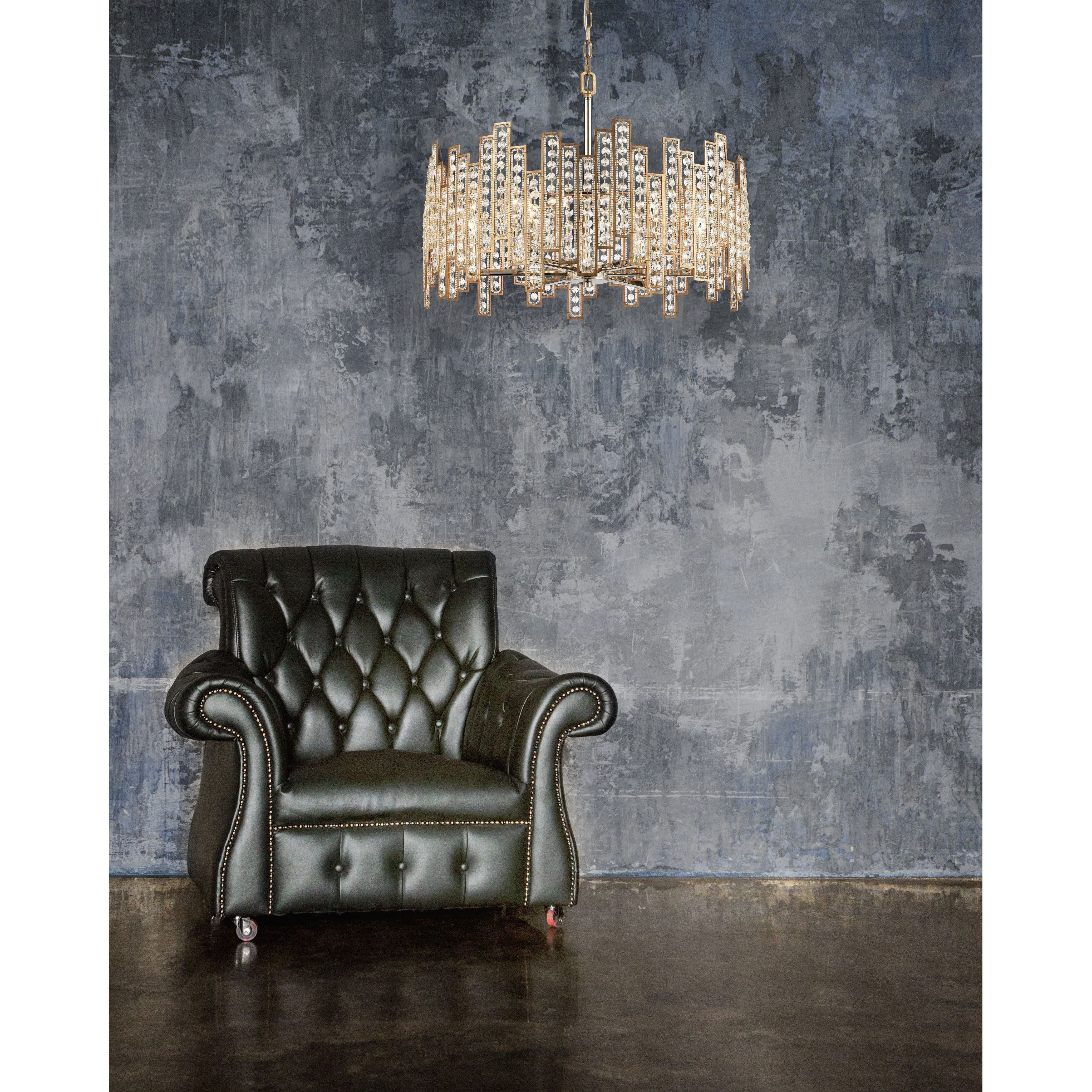 Equilibrium 24" Wide 6-Light Chandelier