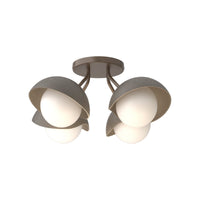 Brooklyn 4-Light Single Shade Semi-Flush