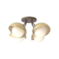 Brooklyn 4-Light Single Shade Semi-Flush
