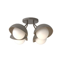 Brooklyn 4-Light Single Shade Semi-Flush