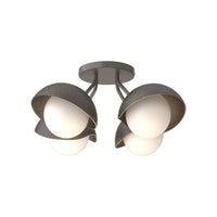 Brooklyn 4-Light Single Shade Semi-Flush