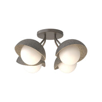 Brooklyn 4-Light Single Shade Semi-Flush