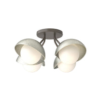 Brooklyn 4-Light Single Shade Semi-Flush
