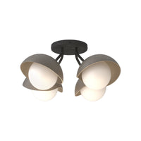 Brooklyn 4-Light Single Shade Semi-Flush