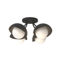Brooklyn 4-Light Single Shade Semi-Flush
