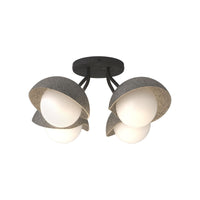 Brooklyn 4-Light Single Shade Semi-Flush