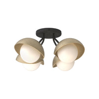 Brooklyn 4-Light Single Shade Semi-Flush
