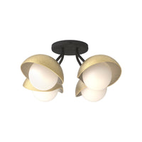 Brooklyn 4-Light Single Shade Semi-Flush