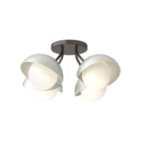 Brooklyn 4-Light Single Shade Semi-Flush