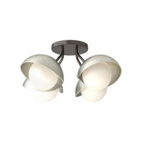 Brooklyn 4-Light Single Shade Semi-Flush