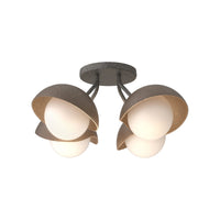 Brooklyn 4-Light Single Shade Semi-Flush