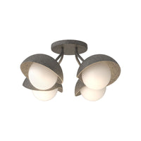 Brooklyn 4-Light Single Shade Semi-Flush