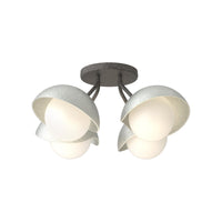 Brooklyn 4-Light Single Shade Semi-Flush