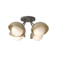 Brooklyn 4-Light Single Shade Semi-Flush
