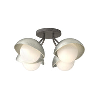 Brooklyn 4-Light Single Shade Semi-Flush