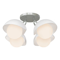 Brooklyn 4-Light Single Shade Semi-Flush