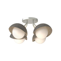 Brooklyn 4-Light Single Shade Semi-Flush
