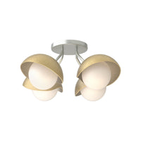 Brooklyn 4-Light Single Shade Semi-Flush