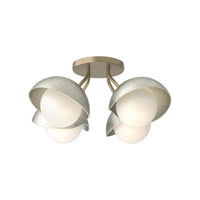 Brooklyn 4-Light Single Shade Semi-Flush