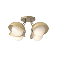 Brooklyn 4-Light Single Shade Semi-Flush