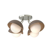 Brooklyn 4-Light Single Shade Semi-Flush