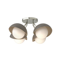 Brooklyn 4-Light Single Shade Semi-Flush