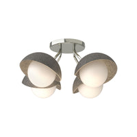 Brooklyn 4-Light Single Shade Semi-Flush